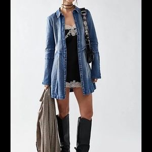 Free People Thea Denim Mini - NWT
